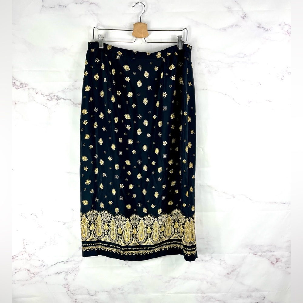 COLDWATER CREEK 100% Silk Midi Skirt - Picture 7 of 7